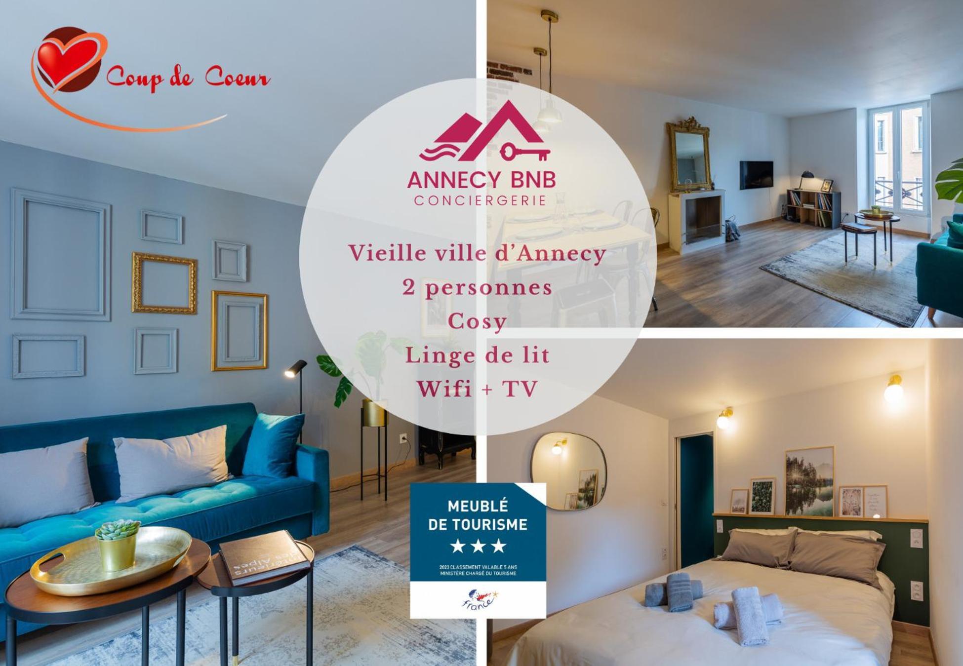 Les Cordeliers: 2 Pers, Cosy & Coeur Vieille Ville آنسي المظهر الخارجي الصورة